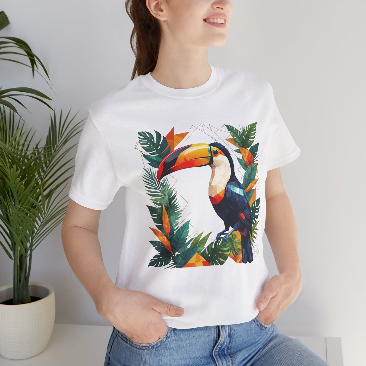 Toucan Treasure - Geometric Animals Series T-Shirt