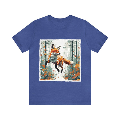 Fox in the Forest - Geometric Animals Series T-Shirt