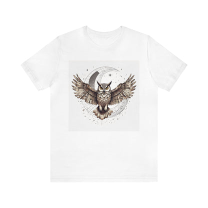 Midnight Sentinel - Geometric Animals Series T-Shirt