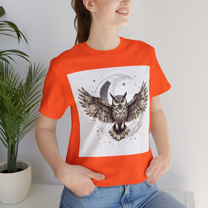 Midnight Sentinel - Geometric Animals Series T-Shirt