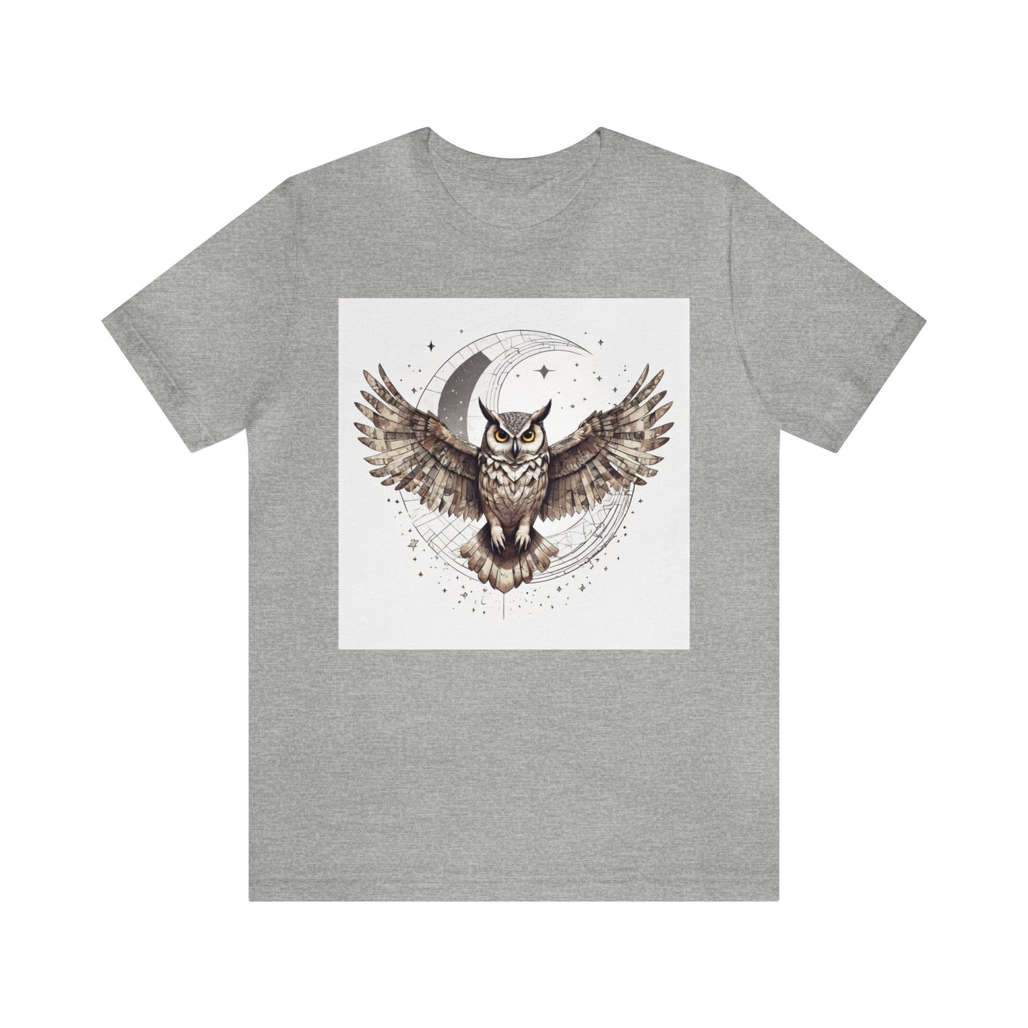 Midnight Sentinel - Geometric Animals Series T-Shirt