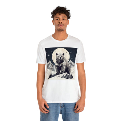 Lunar Bear - Geometric Animals Series T-Shirt