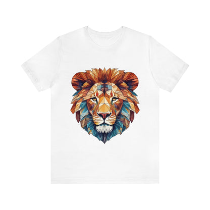 Geometric Lion - Geometric Animals Series T-Shirt