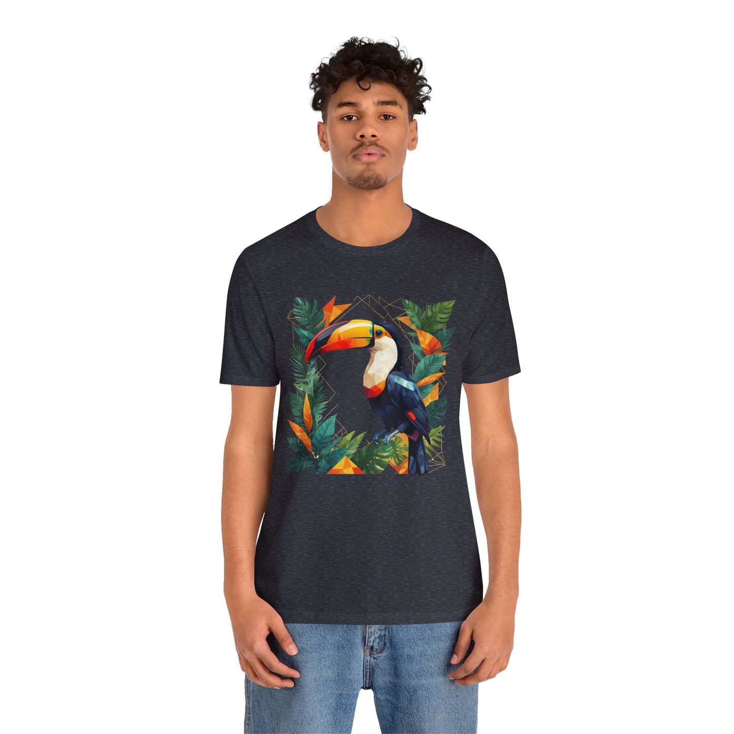 Toucan Treasure - Geometric Animals Series T-Shirt