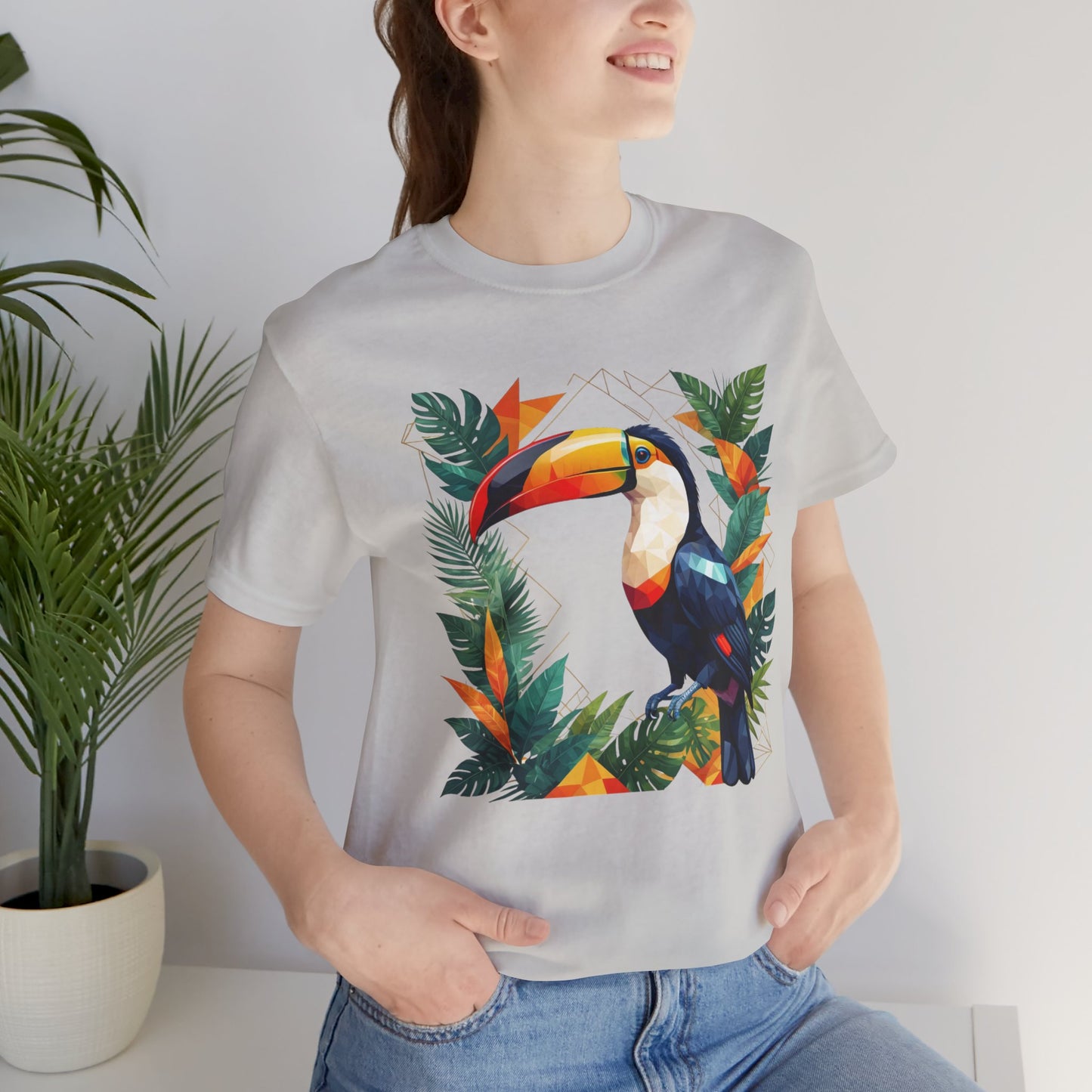 Toucan Treasure - Geometric Animals Series T-Shirt