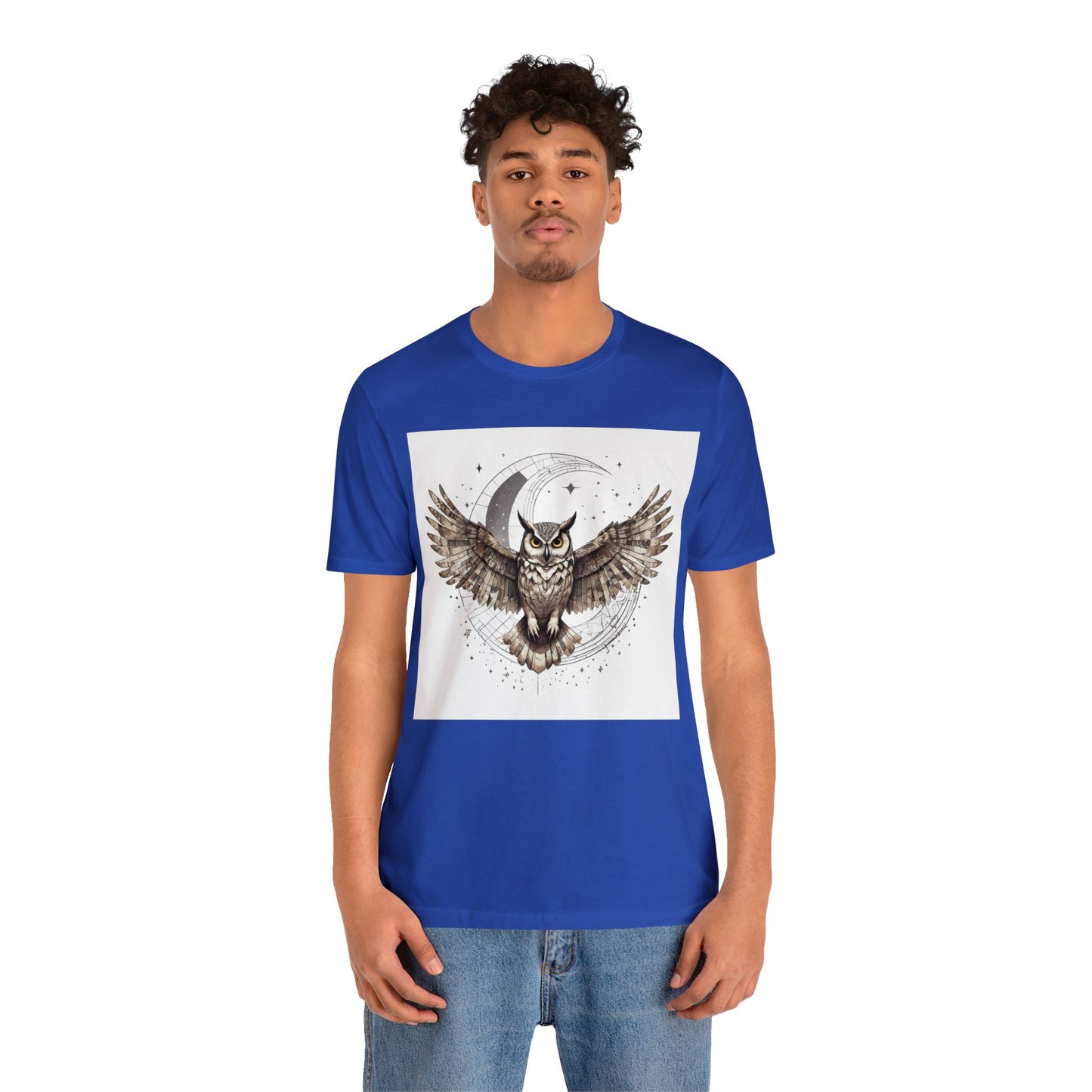 Midnight Sentinel - Geometric Animals Series T-Shirt