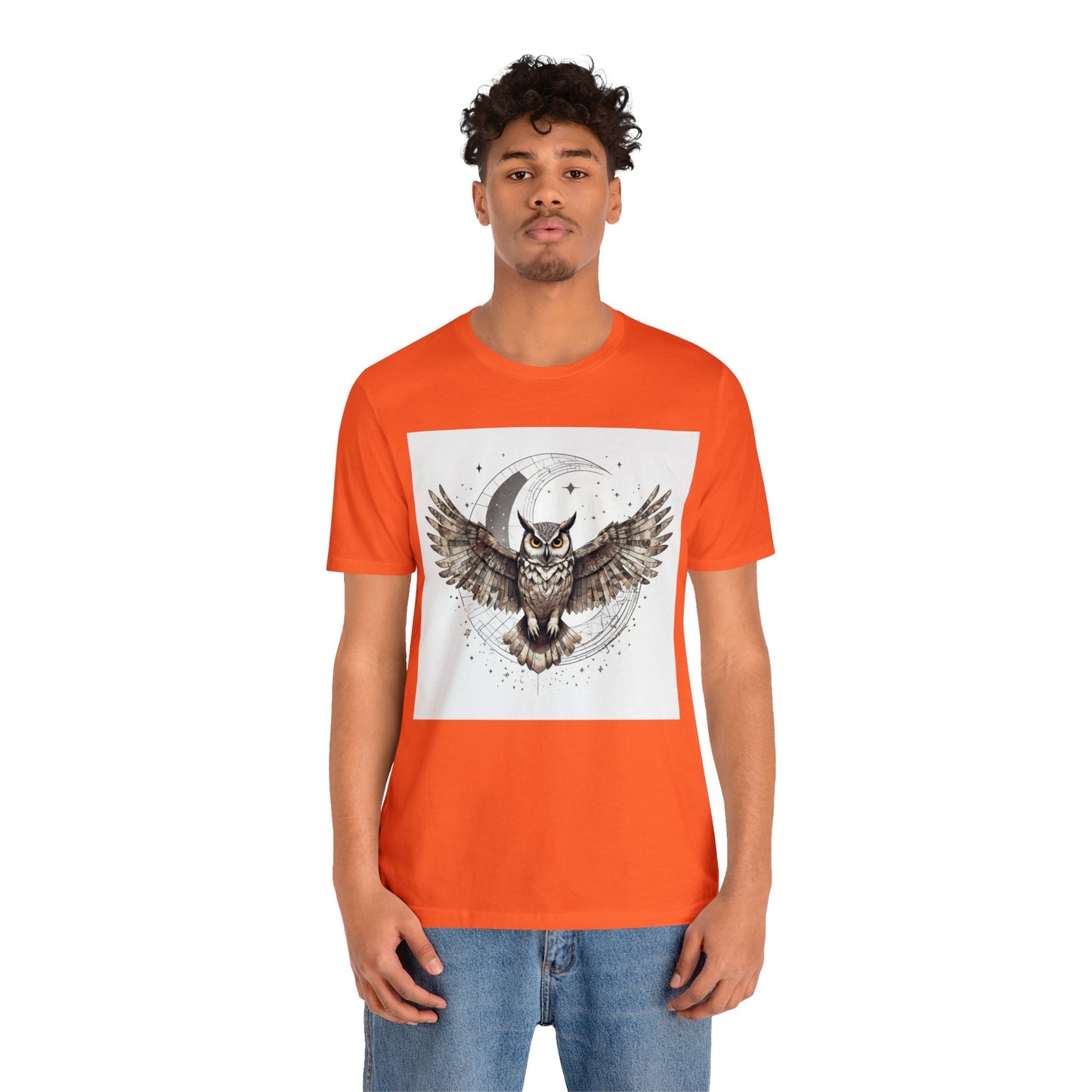 Midnight Sentinel - Geometric Animals Series T-Shirt