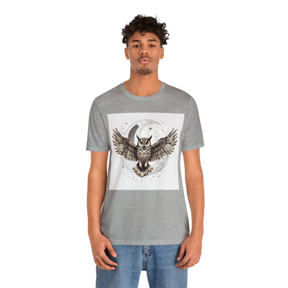 Midnight Sentinel - Geometric Animals Series T-Shirt