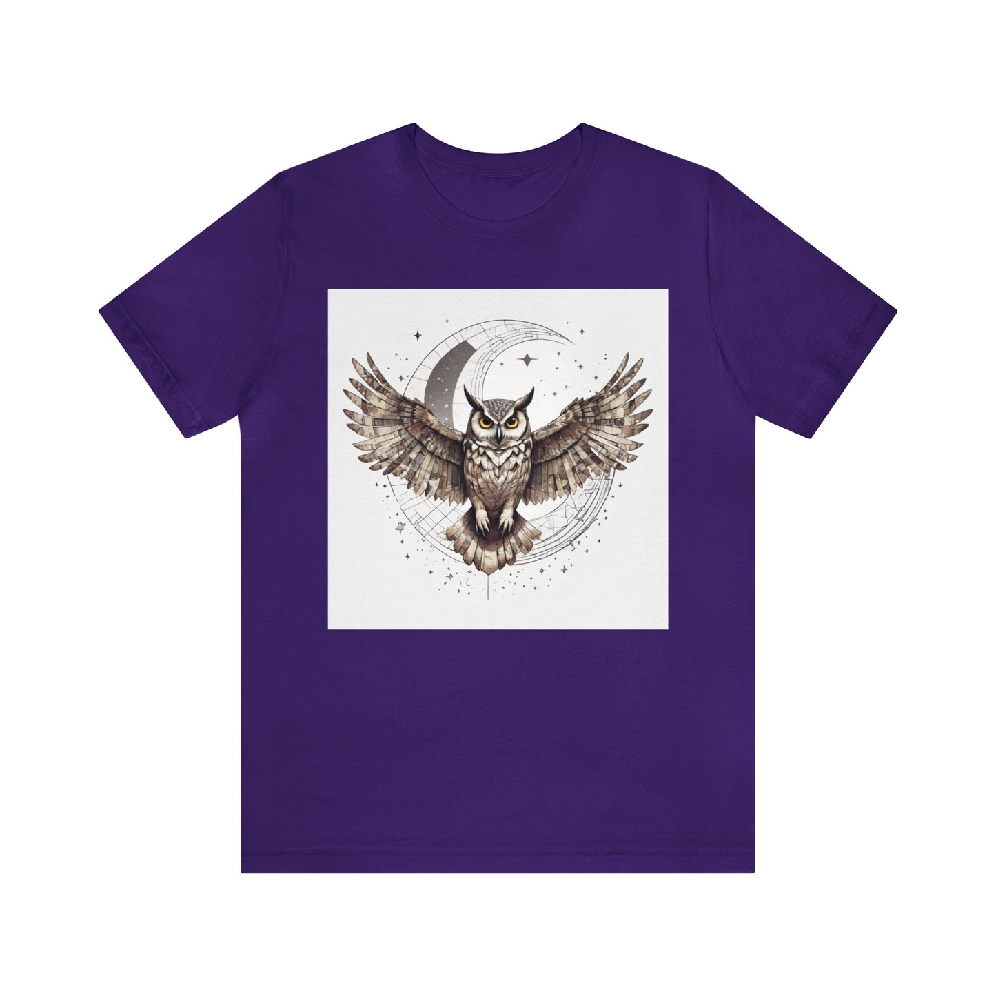 Midnight Sentinel - Geometric Animals Series T-Shirt