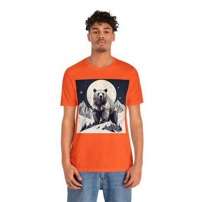 Lunar Bear - Geometric Animals Series T-Shirt