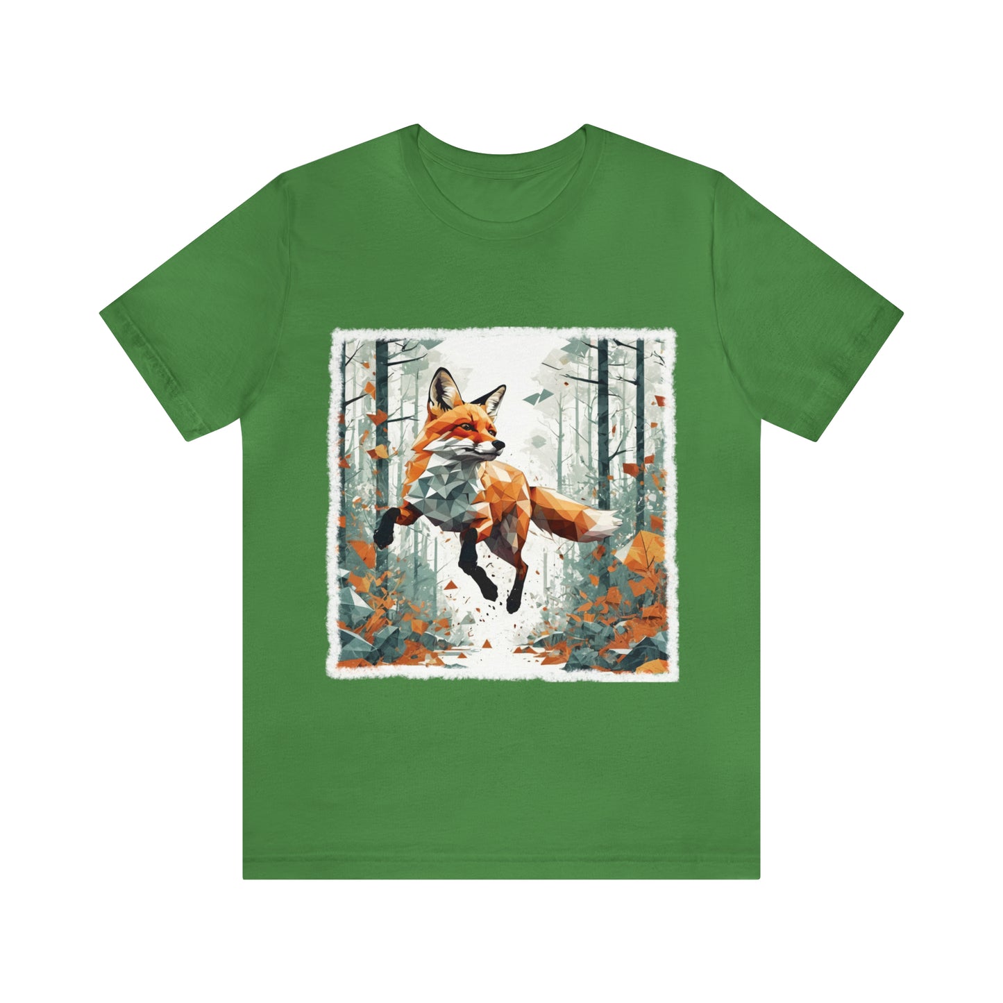 Fox in the Forest - Geometric Animals Series T-Shirt