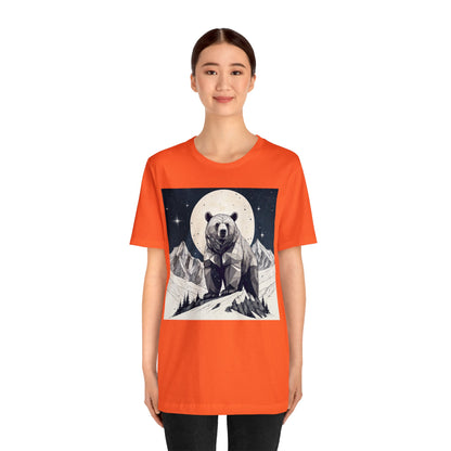 Lunar Bear - Geometric Animals Series T-Shirt