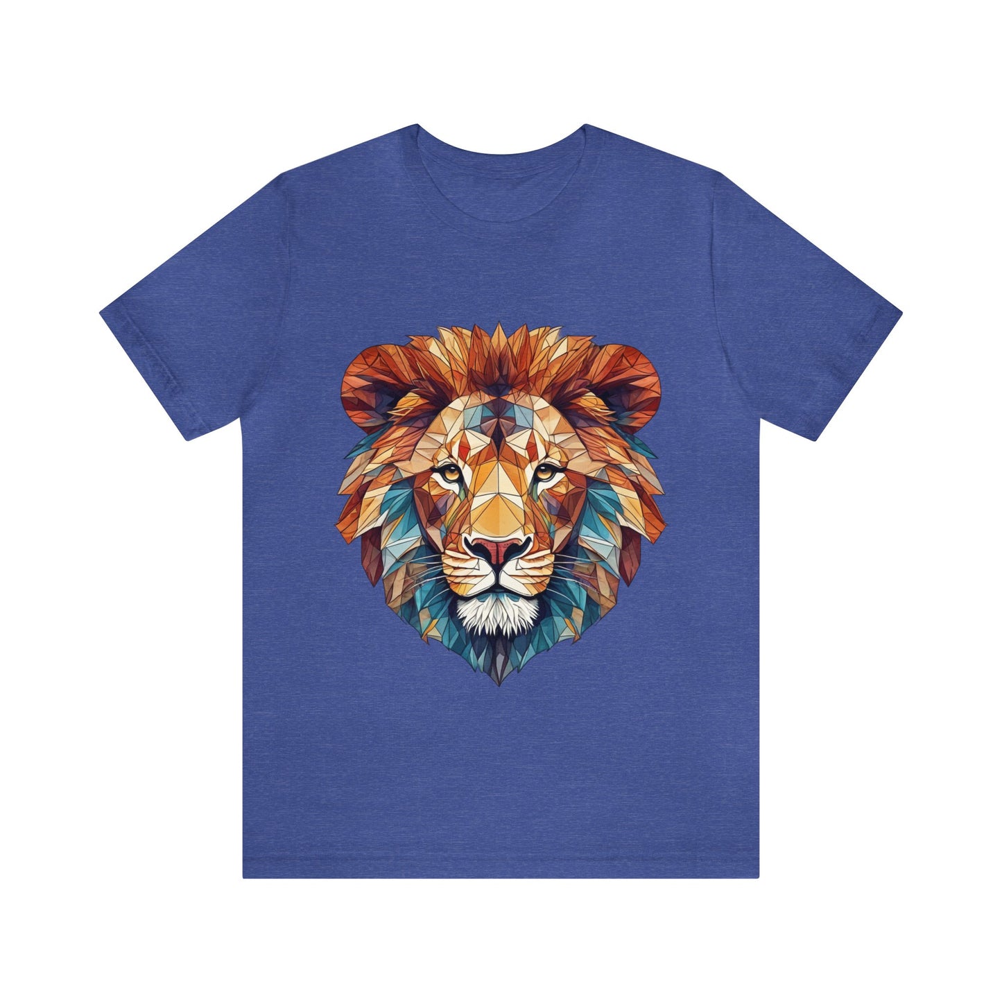 Geometric Lion - Geometric Animals Series T-Shirt