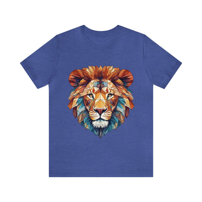 Geometric Lion - Geometric Animals Series T-Shirt