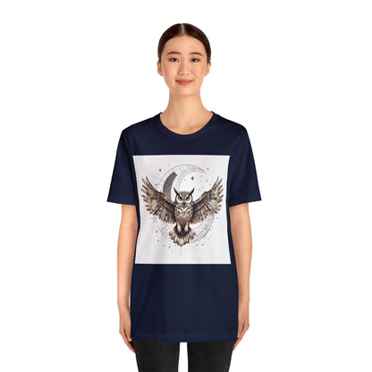 Midnight Sentinel - Geometric Animals Series T-Shirt