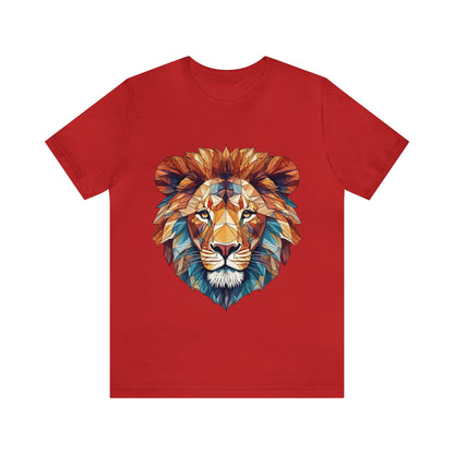 Geometric Lion - Geometric Animals Series T-Shirt