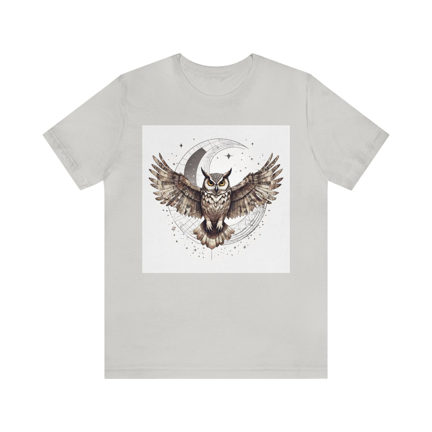 Midnight Sentinel - Geometric Animals Series T-Shirt