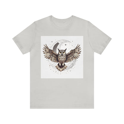 Midnight Sentinel - Geometric Animals Series T-Shirt