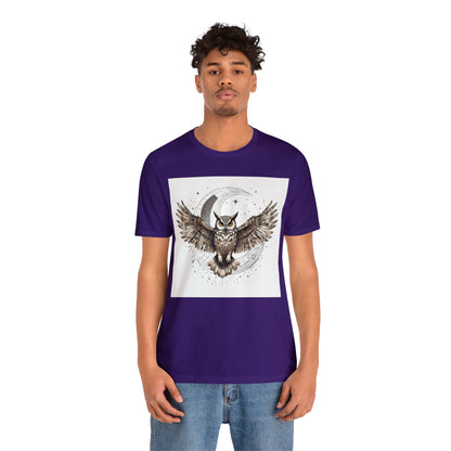 Midnight Sentinel - Geometric Animals Series T-Shirt