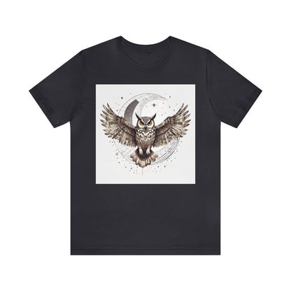 Midnight Sentinel - Geometric Animals Series T-Shirt