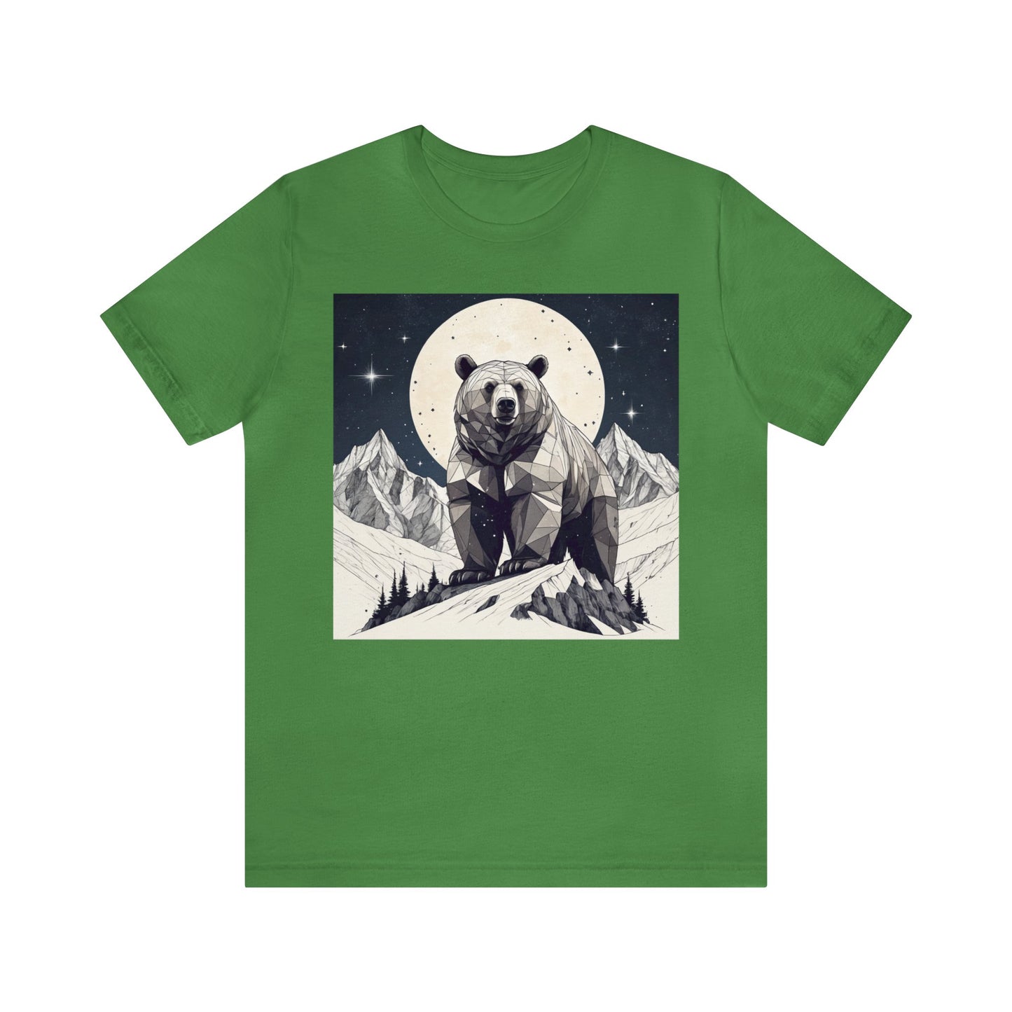 Lunar Bear - Geometric Animals Series T-Shirt