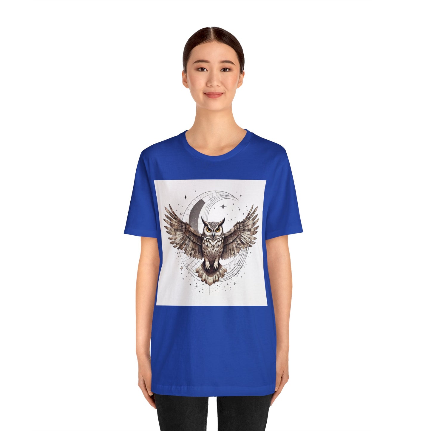 Midnight Sentinel - Geometric Animals Series T-Shirt