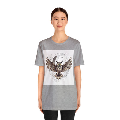 Midnight Sentinel - Geometric Animals Series T-Shirt