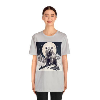 Lunar Bear - Geometric Animals Series T-Shirt