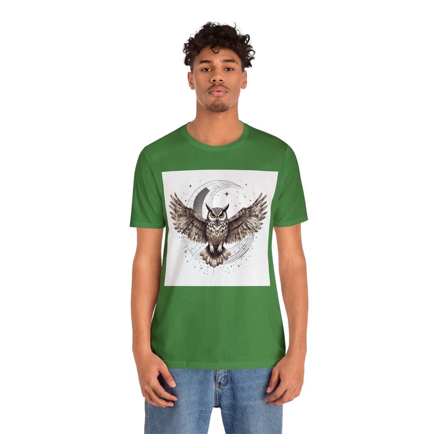 Midnight Sentinel - Geometric Animals Series T-Shirt