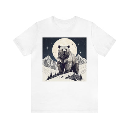 Lunar Bear - Geometric Animals Series T-Shirt