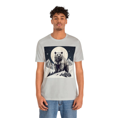 Lunar Bear - Geometric Animals Series T-Shirt