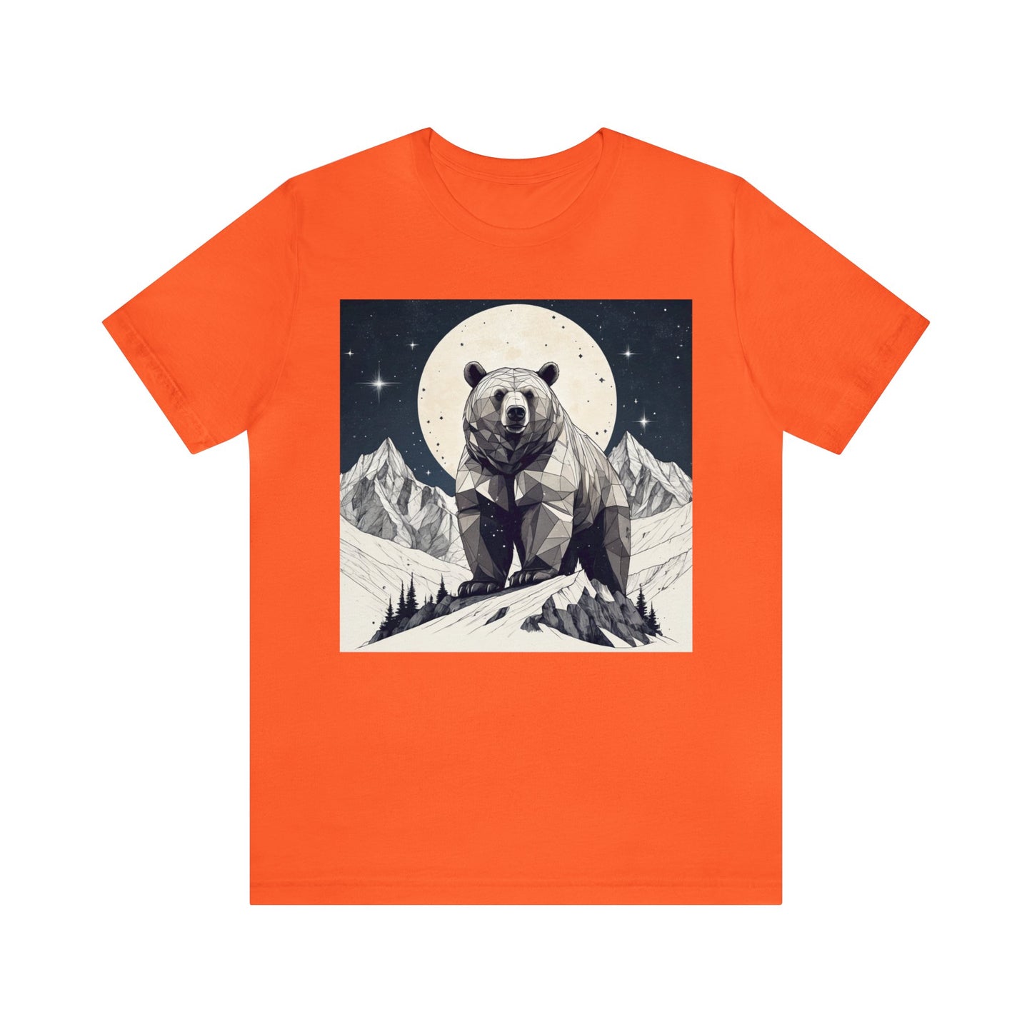 Lunar Bear - Geometric Animals Series T-Shirt