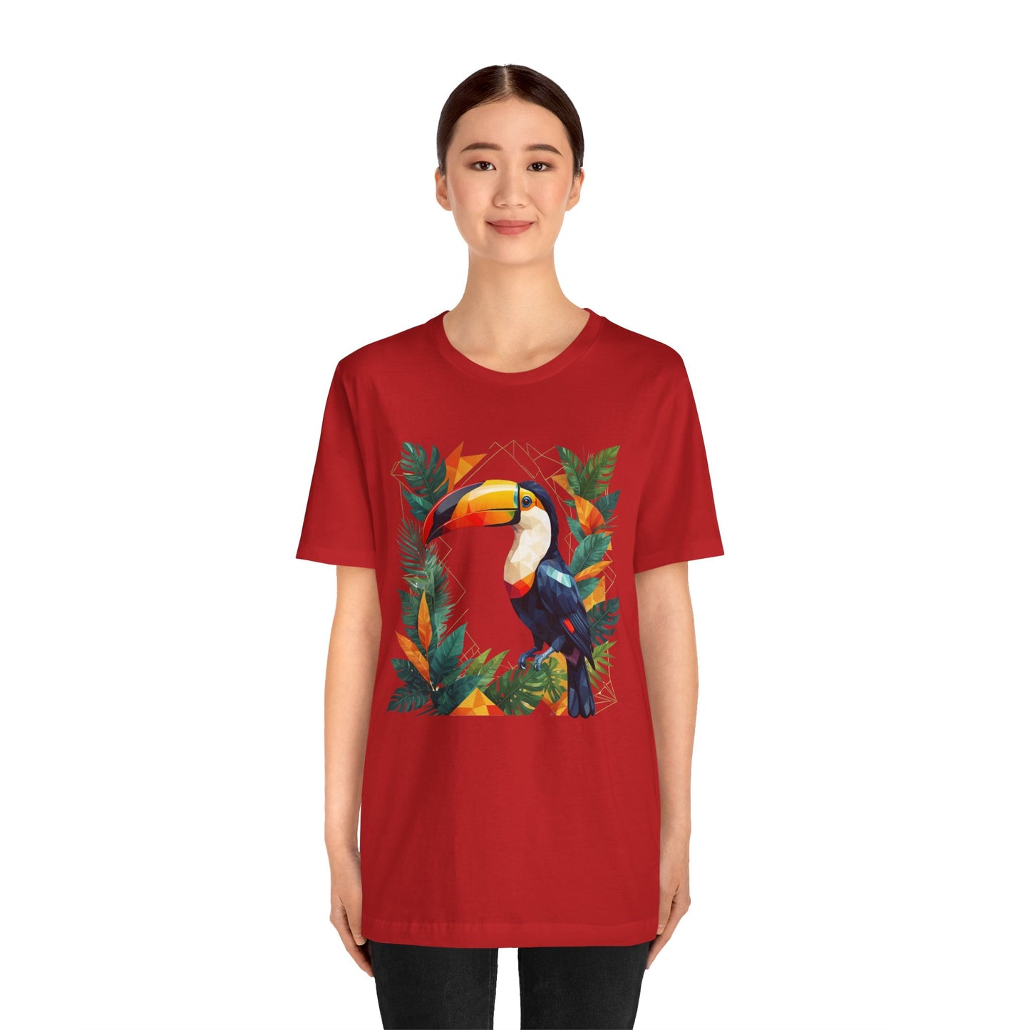 Toucan Treasure - Geometric Animals Series T-Shirt