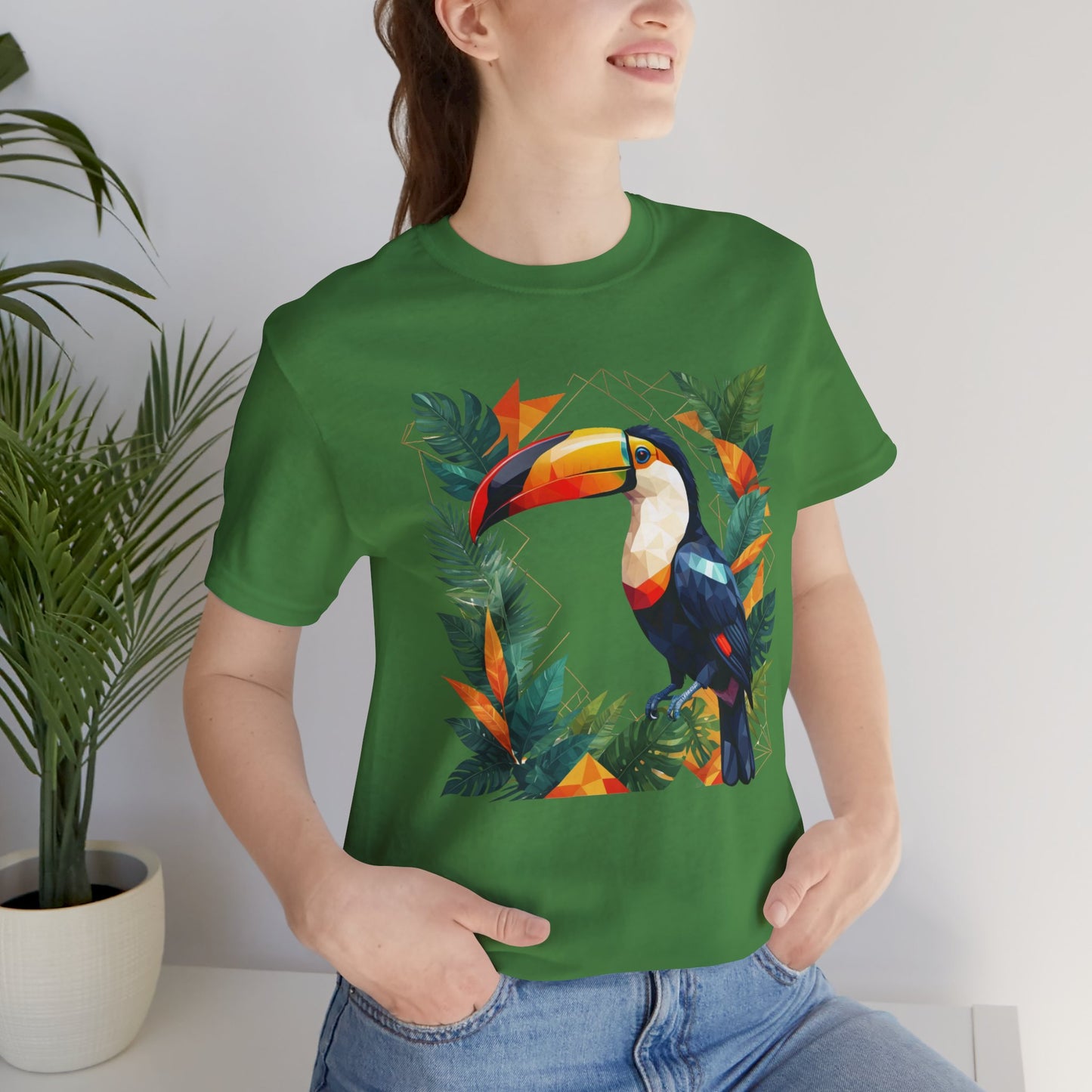 Toucan Treasure - Geometric Animals Series T-Shirt