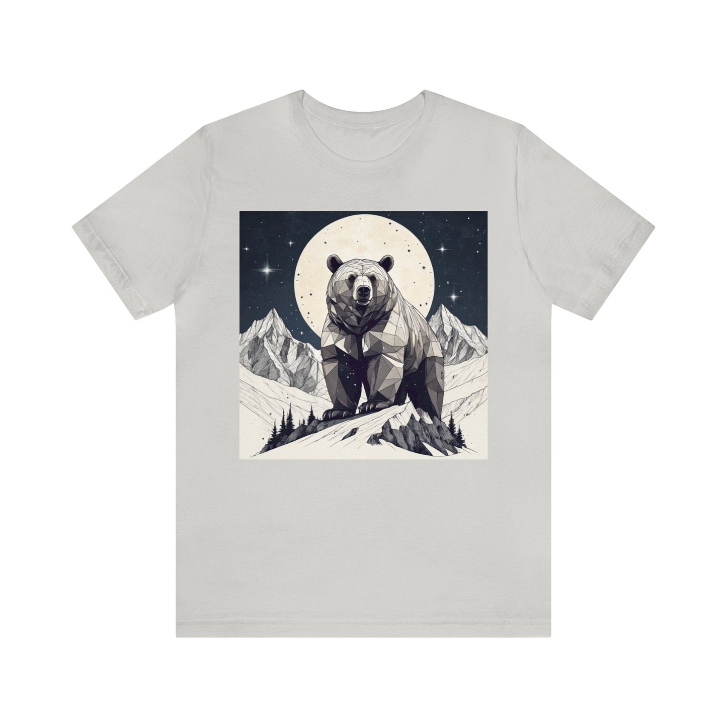 Lunar Bear - Geometric Animals Series T-Shirt