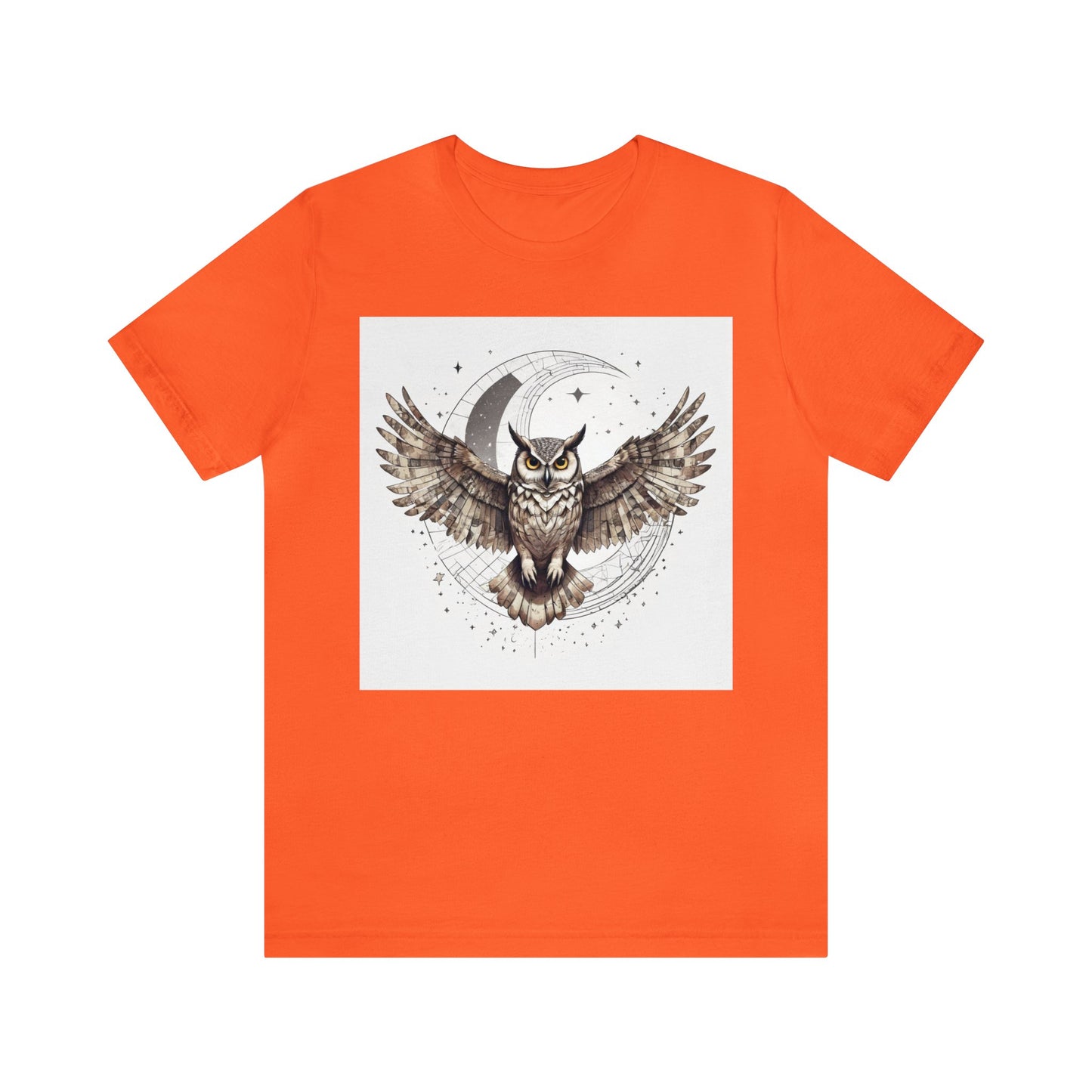 Midnight Sentinel - Geometric Animals Series T-Shirt