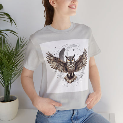 Midnight Sentinel - Geometric Animals Series T-Shirt