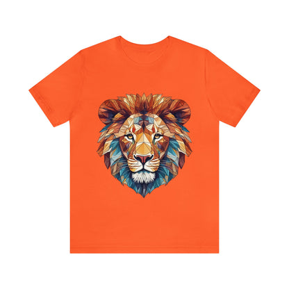 Geometric Lion - Geometric Animals Series T-Shirt