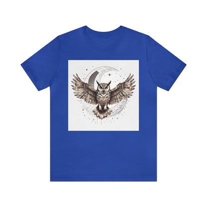 Midnight Sentinel - Geometric Animals Series T-Shirt