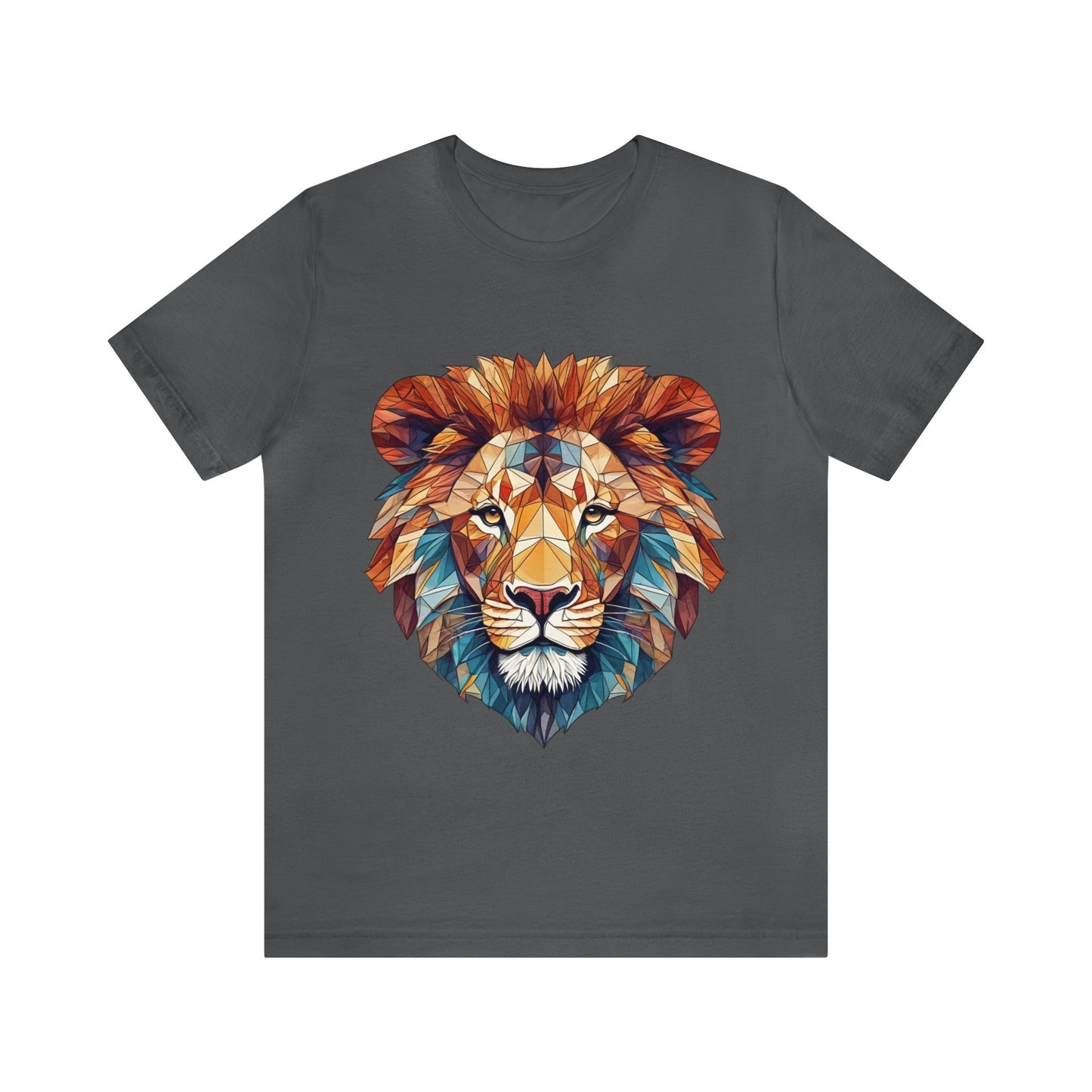 Geometric Lion - Geometric Animals Series T-Shirt