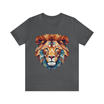 Geometric Lion - Geometric Animals Series T-Shirt