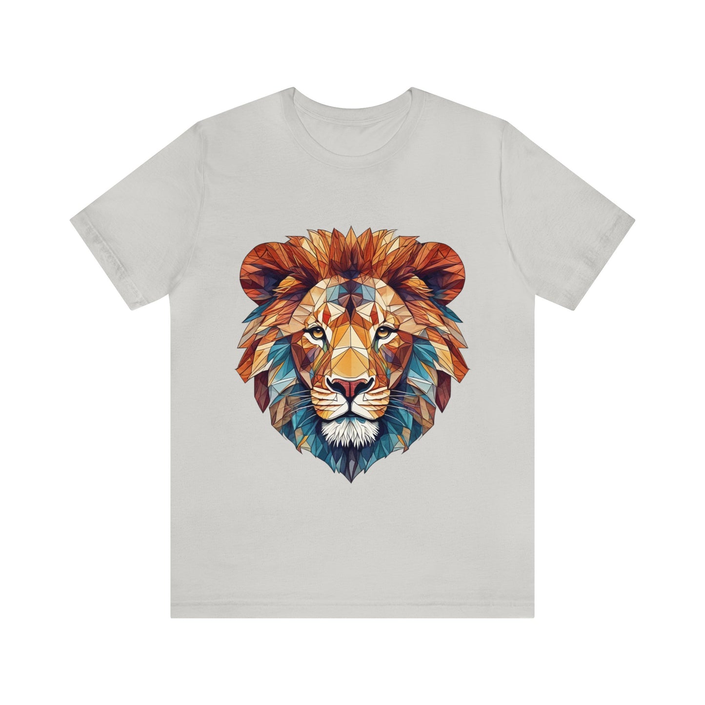 Geometric Lion - Geometric Animals Series T-Shirt