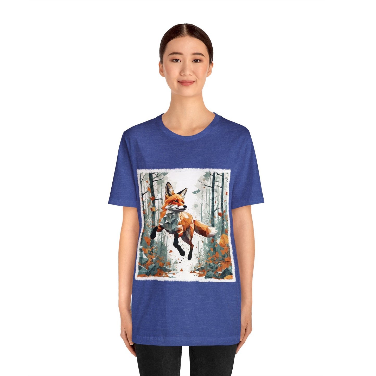 Fox in the Forest - Geometric Animals Series T-Shirt