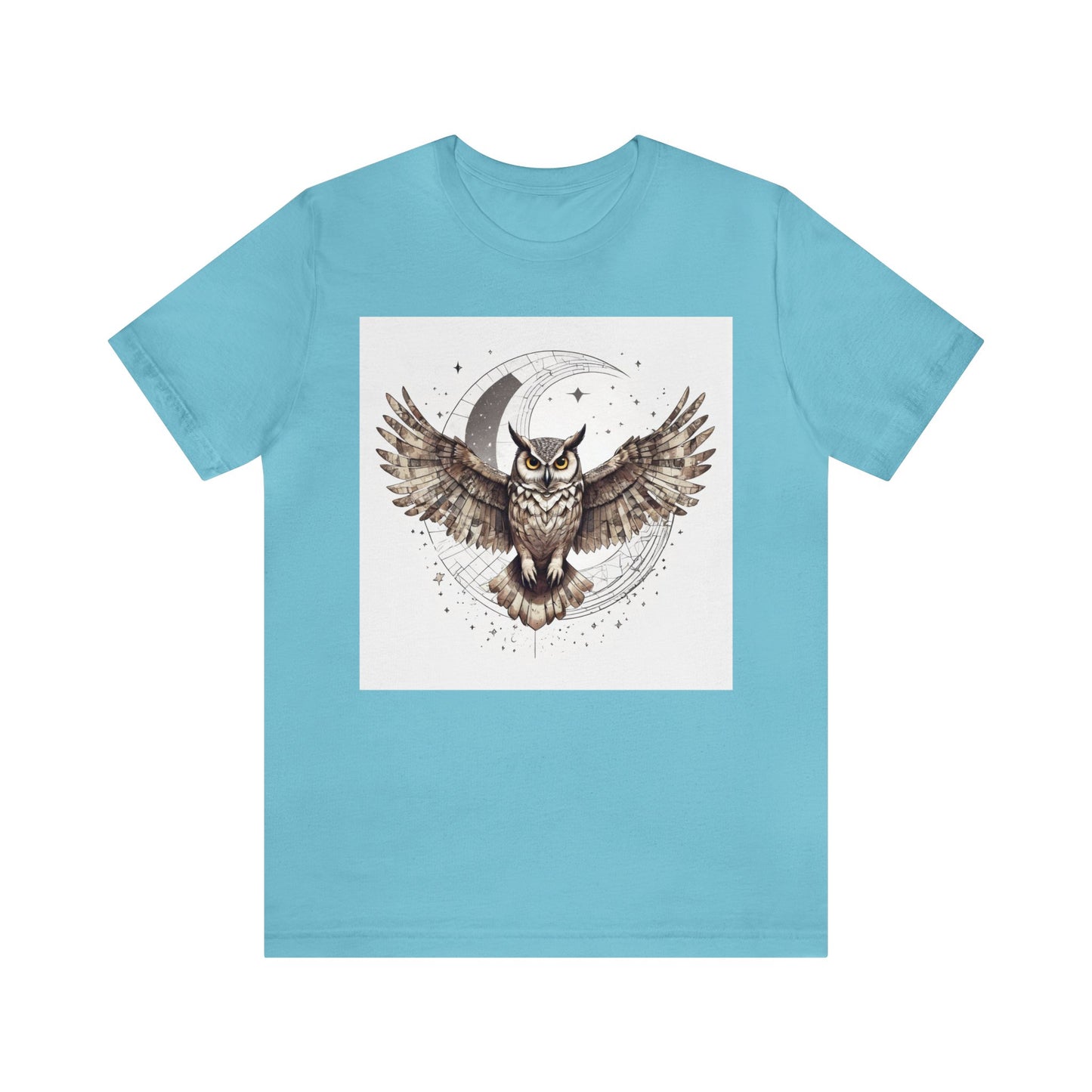 Midnight Sentinel - Geometric Animals Series T-Shirt